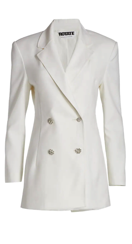Eboni K. Williams’ White Blazer Dress