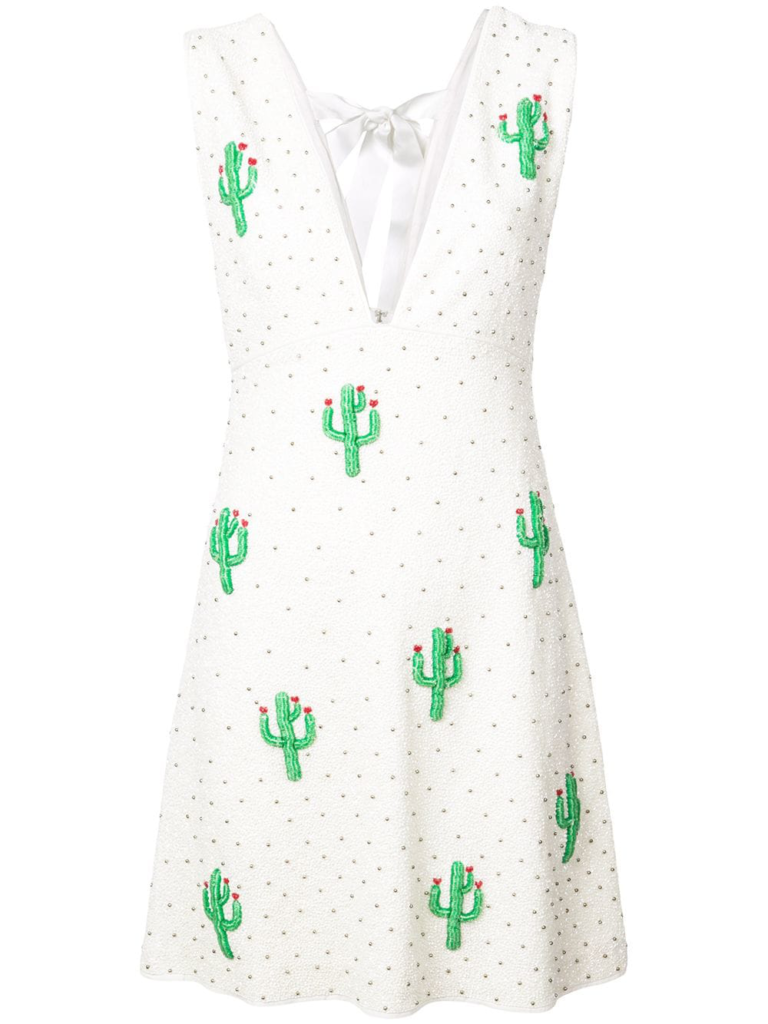 Sutton Stracke's Beaded Cactus Dress