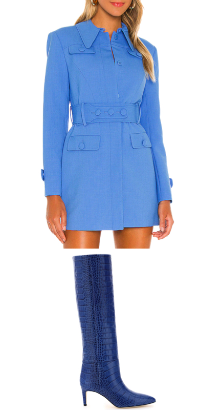 Erika Jayne’s Blue Blazer Dress