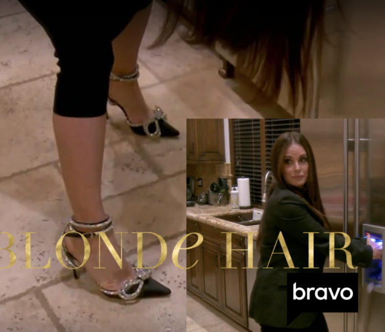 Kyle Richards' Crystal Bow Pumps