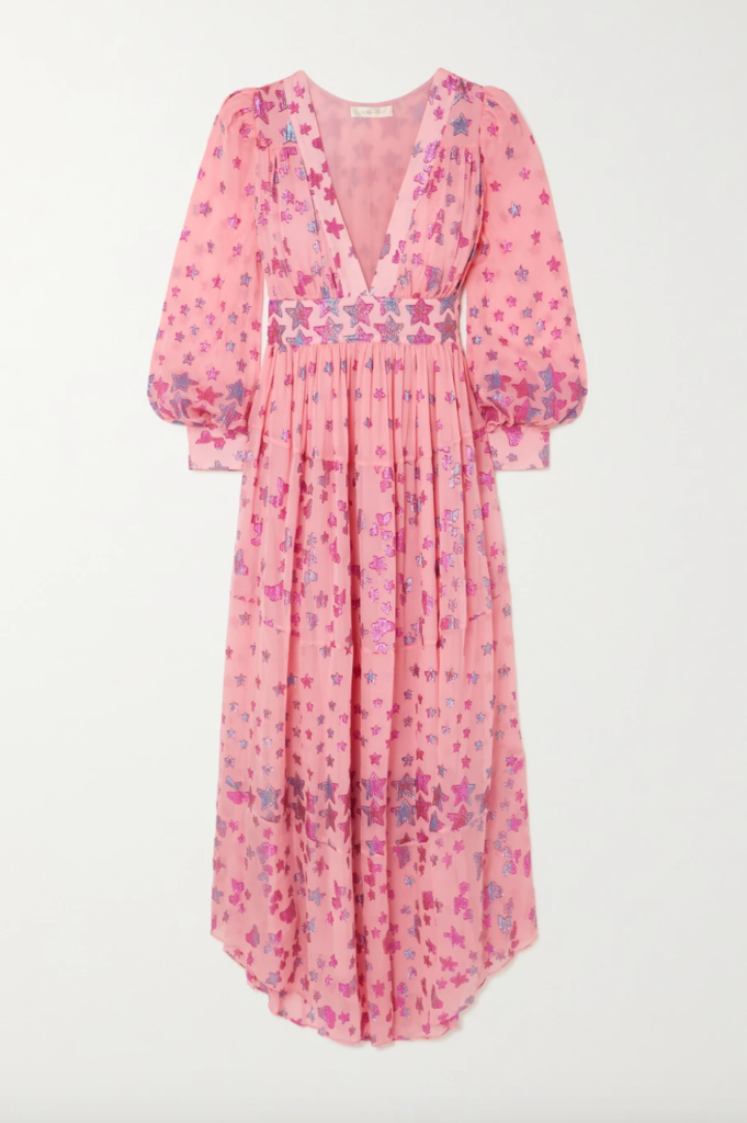 Margaret Josephs' Pink Star Print Dress