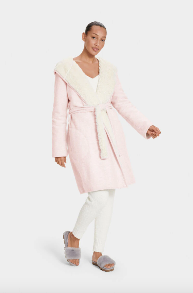 Mia Thornton's Pink Fleece Robe