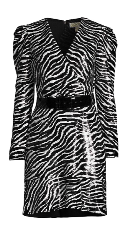 Ramona Singer’s Zebra Print Sequin Dress