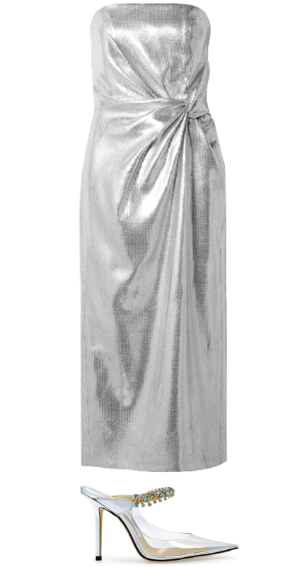 Tayshia Adams’ Silver Dress on After the Final Rose