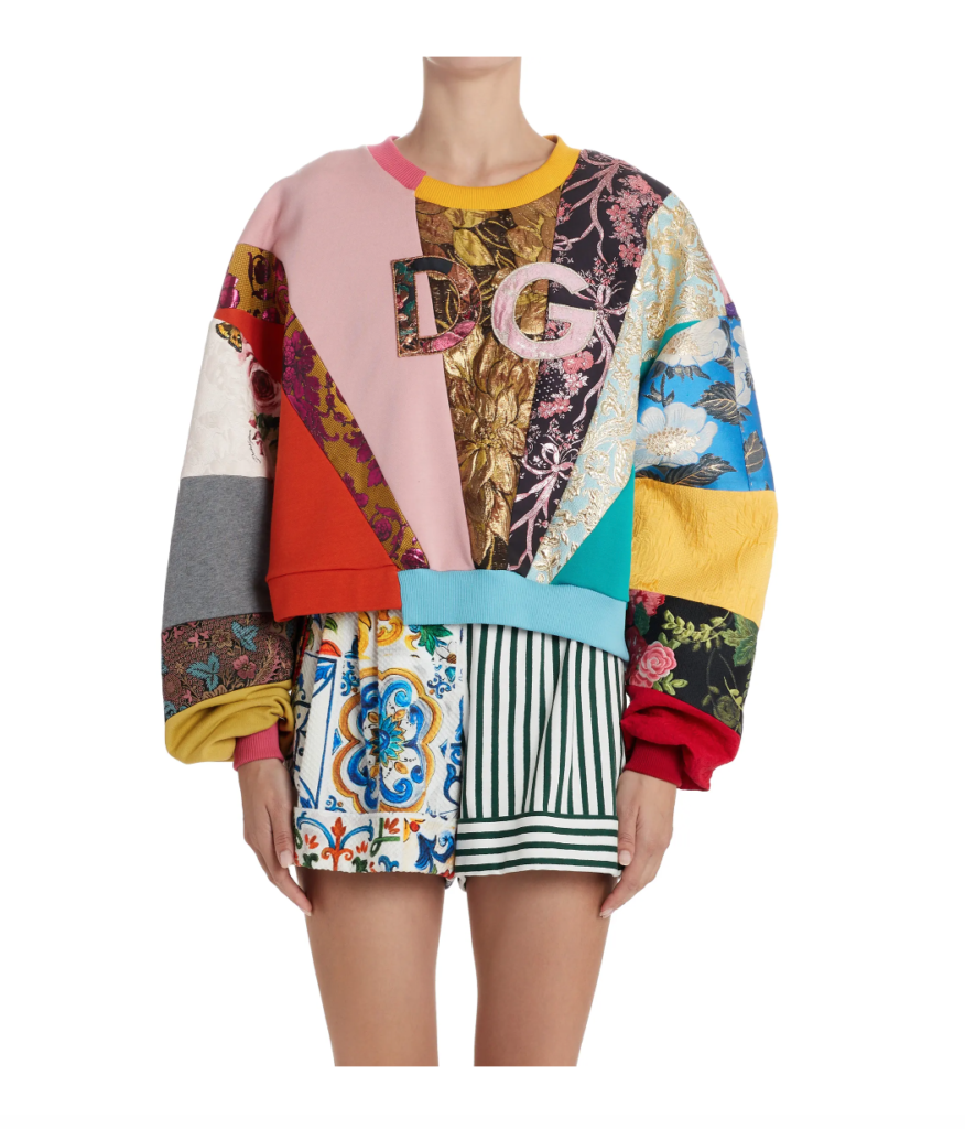Askale Davis' Mixed Print Sweatshirt