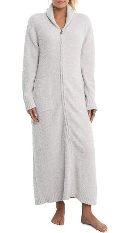 Garcelle Beauvais’ White Zip Up Robe