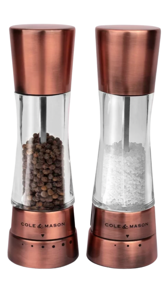 Jennie Nguyen's Copper Salt and Pepper Set Cooking In Her Kitchen