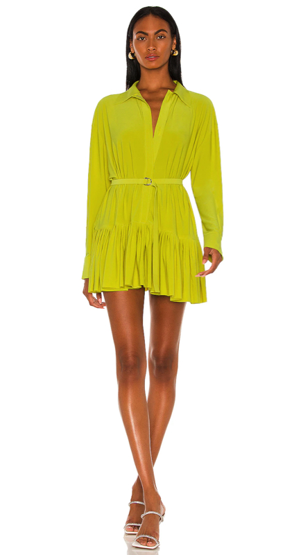 Melissa Gorga’s Lime Mini Shirt Dress