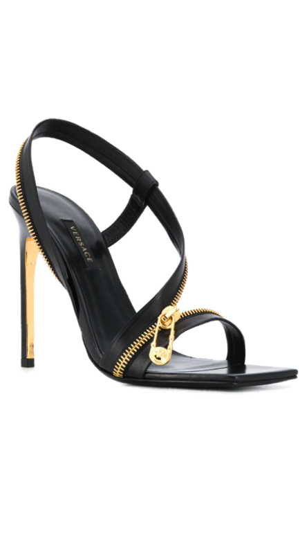 Tracy Tutor’s Zip Up Safety Pin Sandals