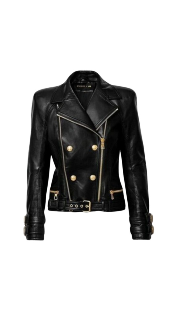 Lisa Rinna's Black Leather Jacket