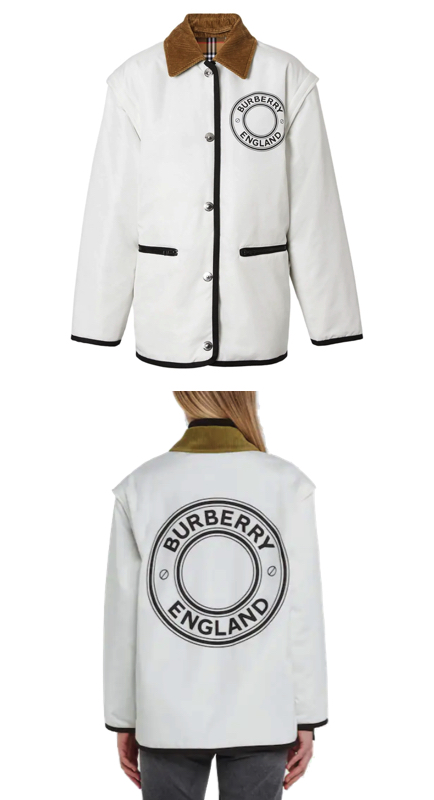 Whitney Rose’s White Burberry Jacket