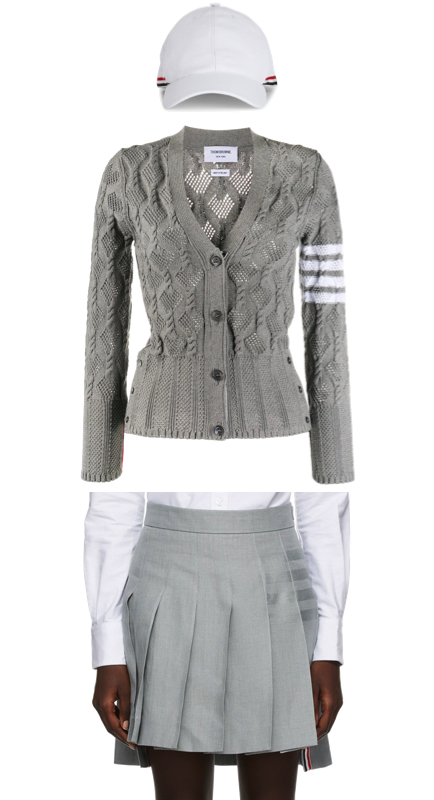 Mary Cosby’s Grey Tennis Outfit