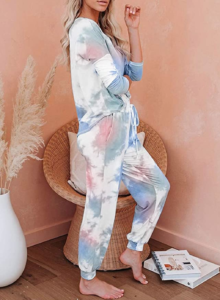 Mia Thornton's Tie Dye Pajama Set