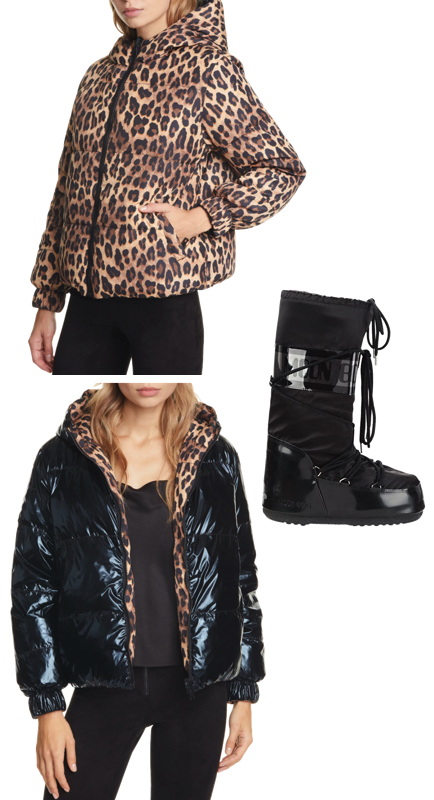 Paige DeSorbo’s Leopard Puffer Coat