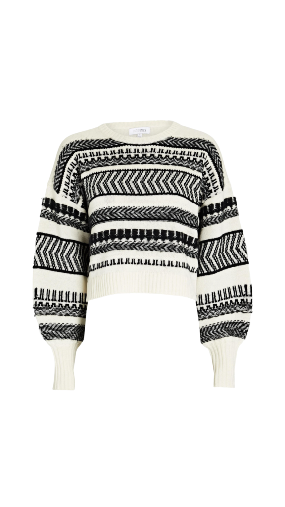 Kristin Cavallari's White Striped Sweater