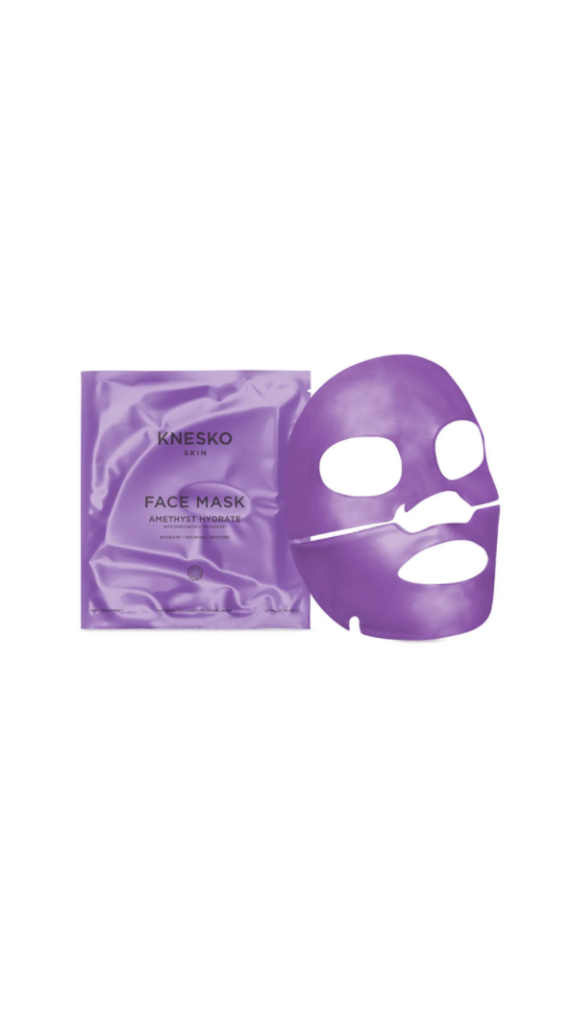 Kyle Richards' Purple Face Mask