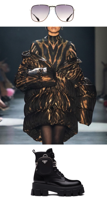 Lisa Barlow’s Leopard Puffer Coat