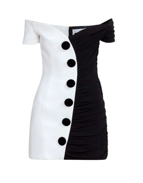 Lisa Hochstein's Black and White Confessional Dress