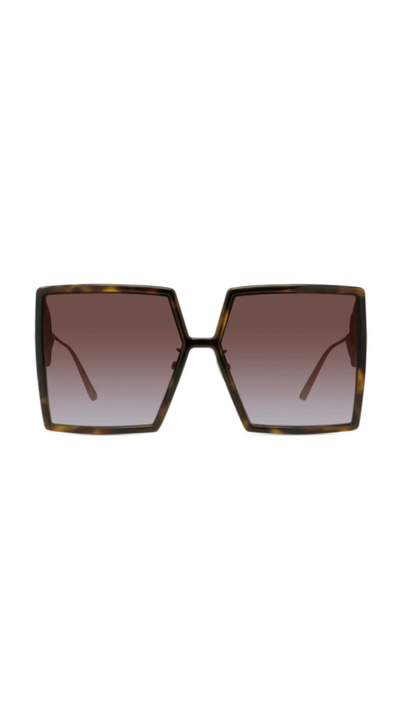 Margaret Josephs' Tortoise Square Sunglasses