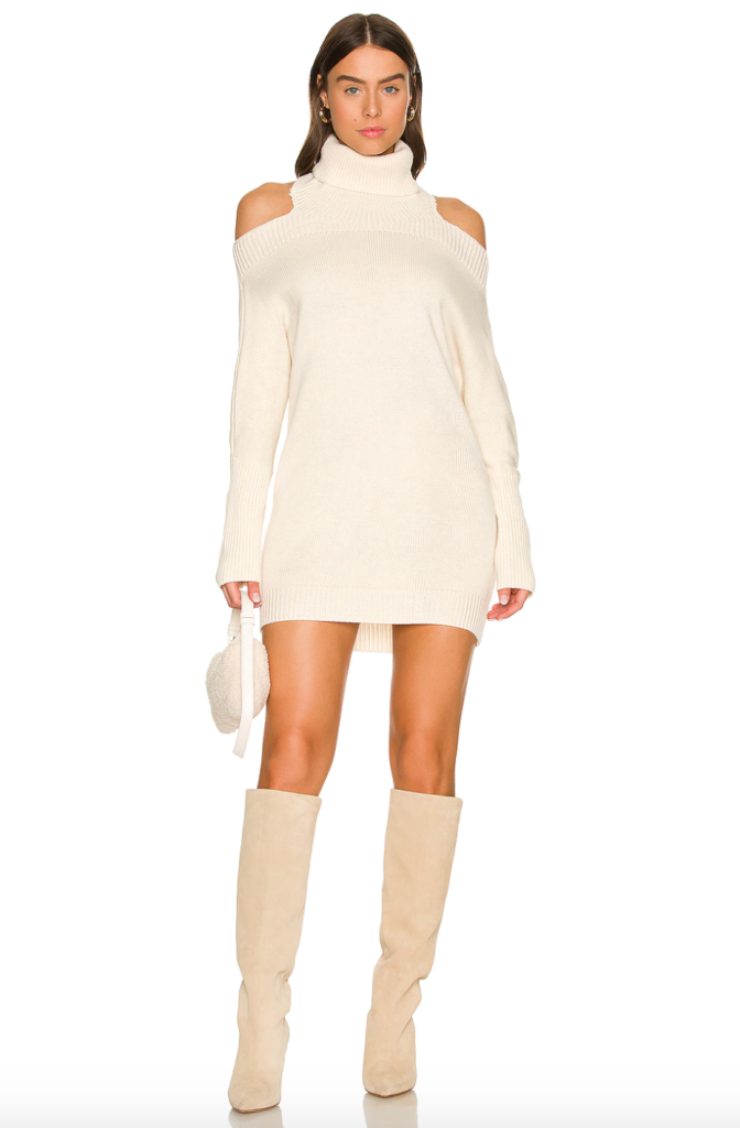Wendy Osefo's White Turtleneck Sweater Dress