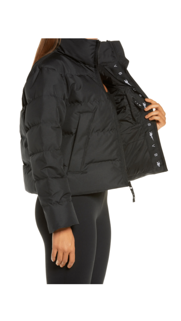 Heather Dubrow's Black Puffer Jacket