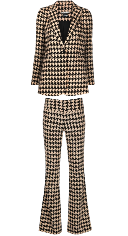 Kathy Hilton’s Houndstooth Suit