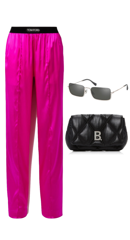 Lisa Barlow’s Pink Satin Pants