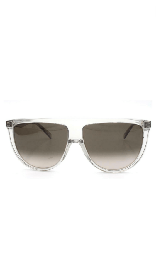 Nicole Martin's Clear Shield Sunglasses