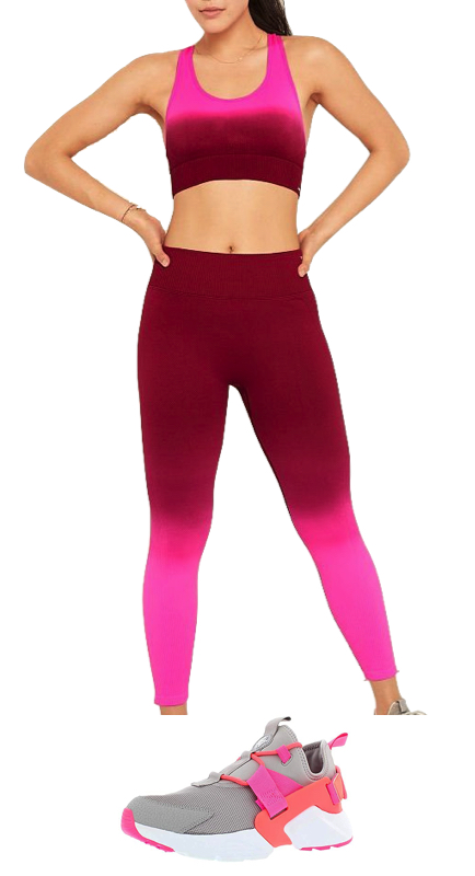 Heather Gay's Pink Workout Outfit