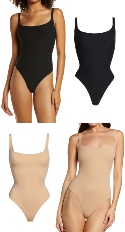 Melissa Gorga’s Black and Nude Bodysuits