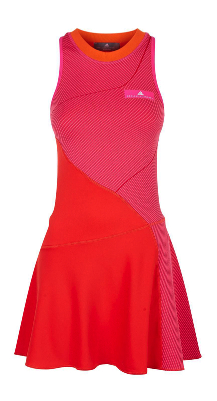 Nicole Martin’s Pink and Red Tennis Dress