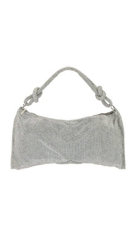 Nicole Martin’s Silver Crystal Embellished Bag