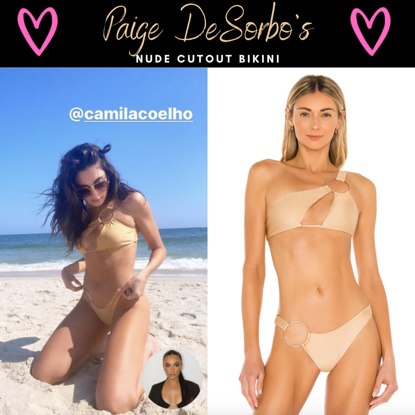 Paige DeSorbo's Nude Cutout Bikini