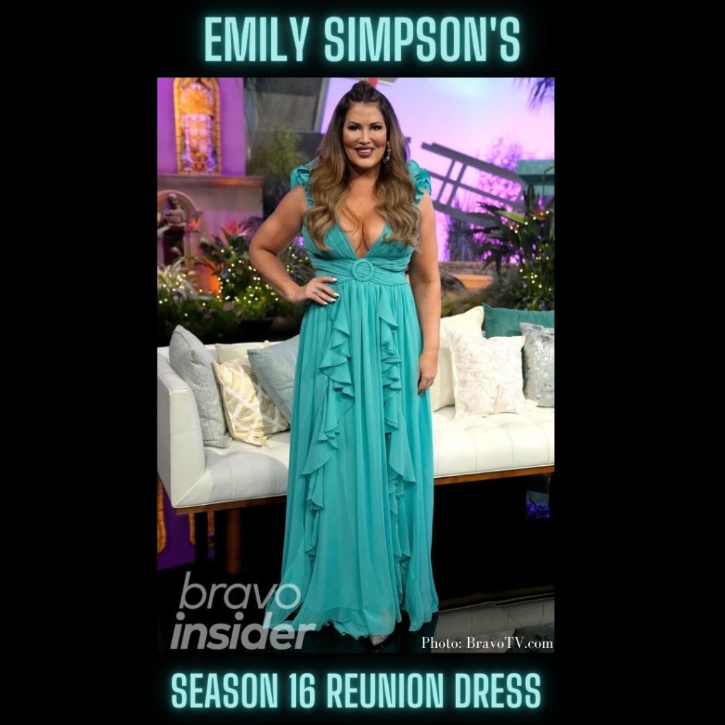 Emily Simpson's Real Housewives of Orange County Season 16 Reunion Dress