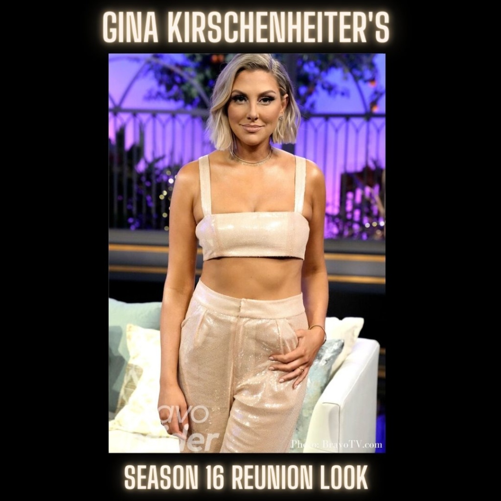 Gina Kirschenheiter's Season 16 Reunion Look
