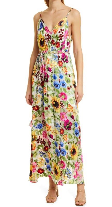 Melissa Gorga’s Floral Maxi Wrap Dress