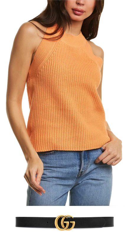 Melissa Gorga’s Orange Sweater Tank