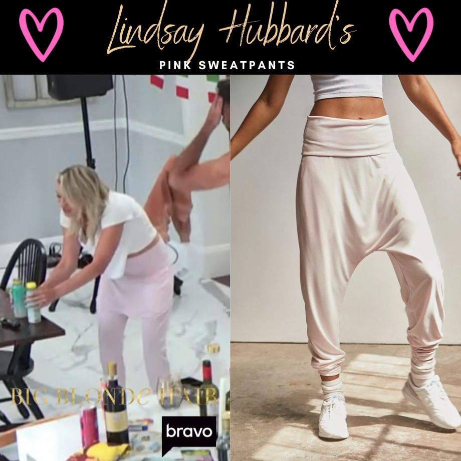 Lindsay Hubbard's Pink Sweatpants