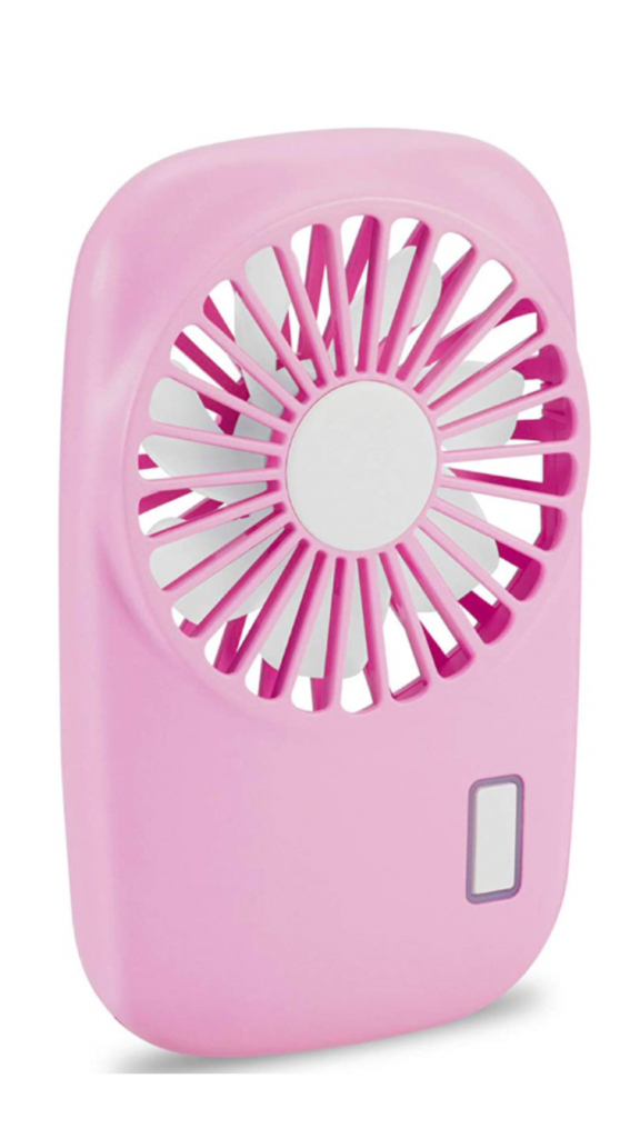 Melissa Gorga's Pink Handheld Fan At Her Pink Party