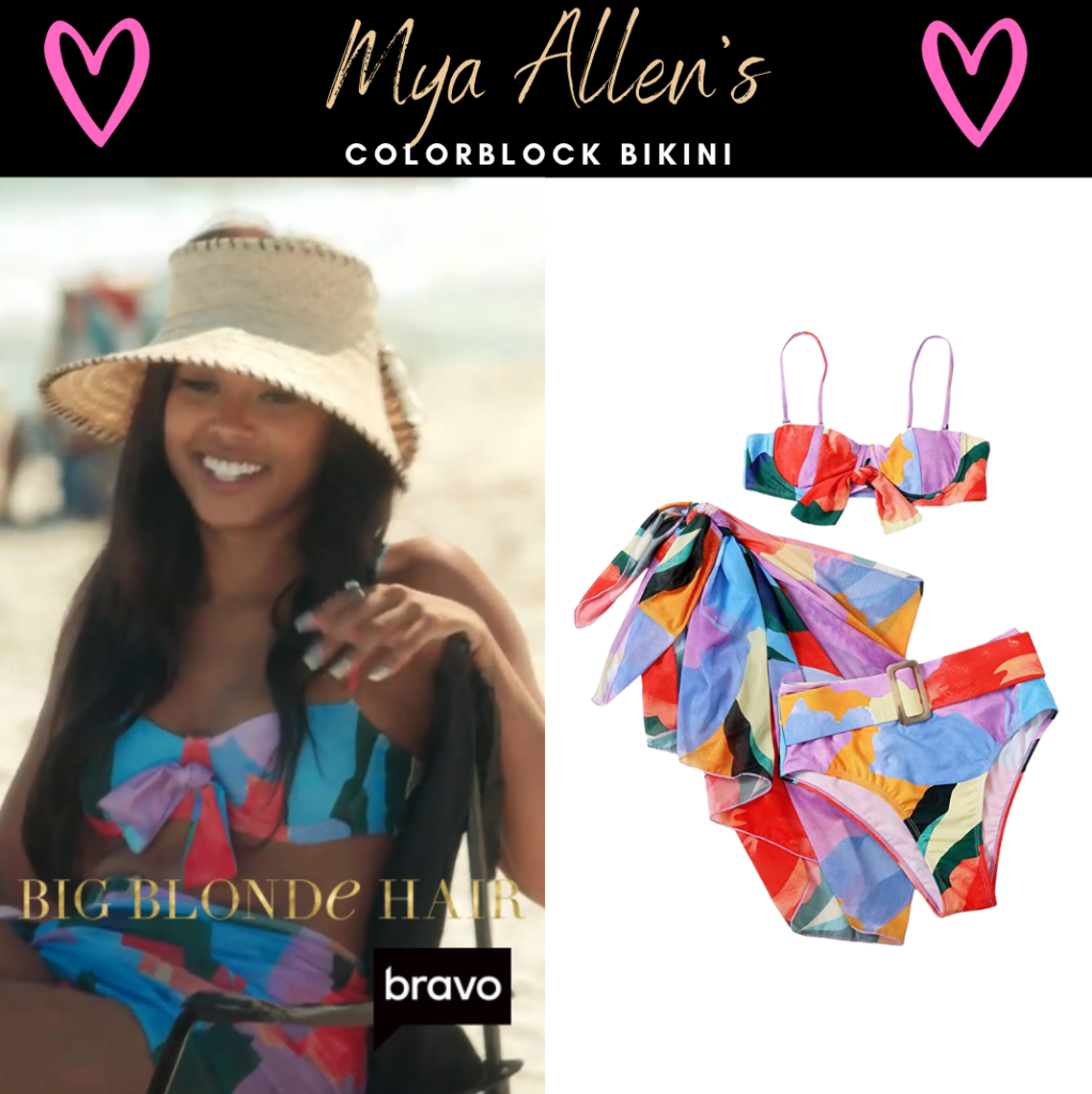 Mya Allen's Colorblock Bikini