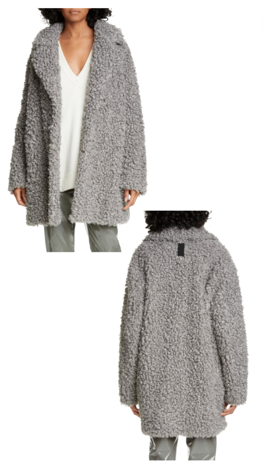 Noella Bergener's Grey Teddy Coat