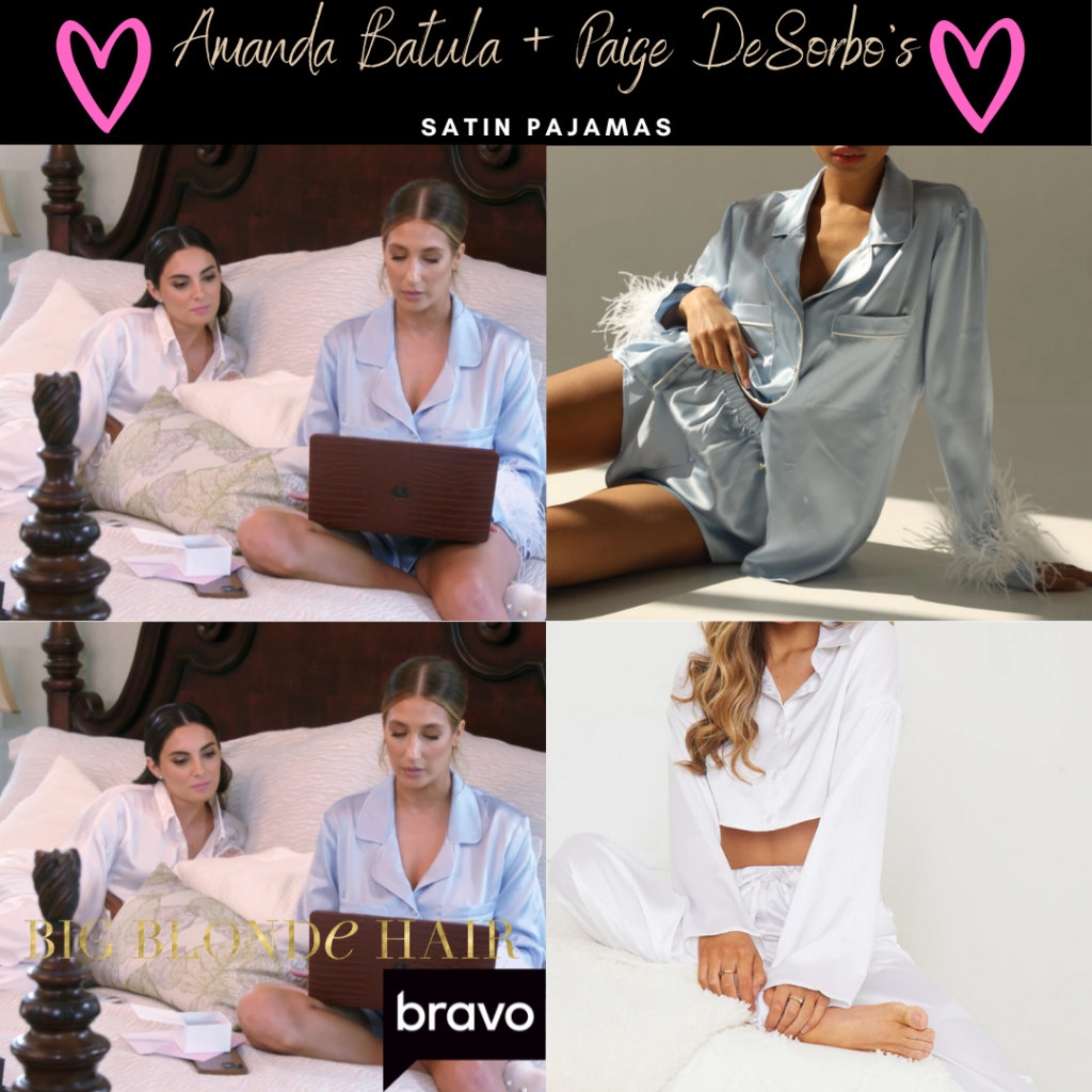 Amanda Batula & Paige DeSorbo's Satin Pajamas 3