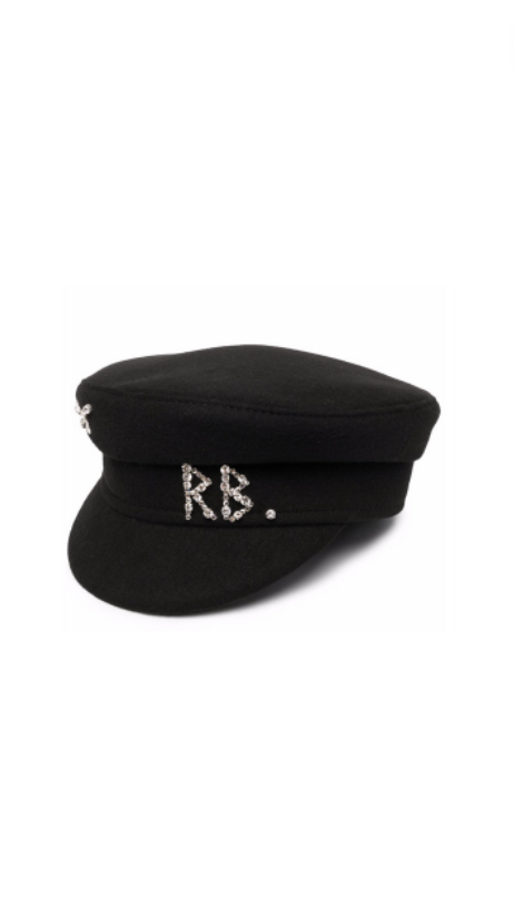 Drew Sidora's Black Embellished Hat