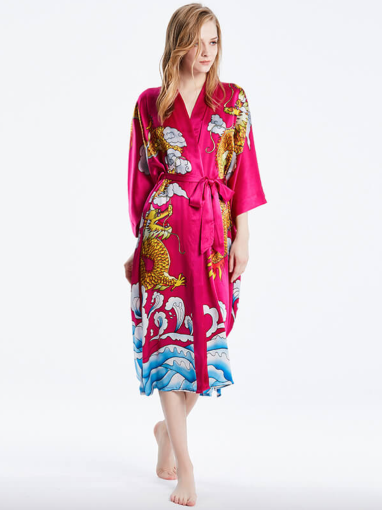 Erika Jayne's Pink Printed Robe