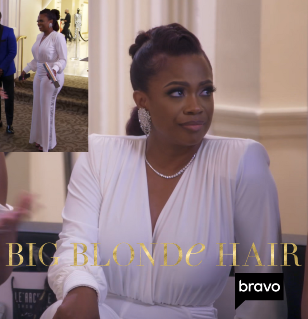 Kandi Burruss' White Jumpsuit