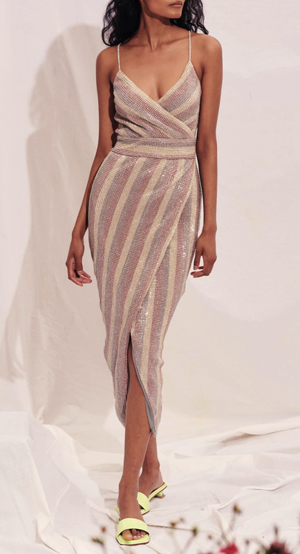 Melissa Gorga’s Sequin Striped Dress