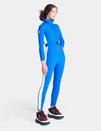 Caroline Stanbury's Blue Ski Suit