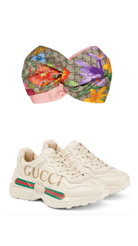 Drew Sidora's Gucci Headband and Sneakers