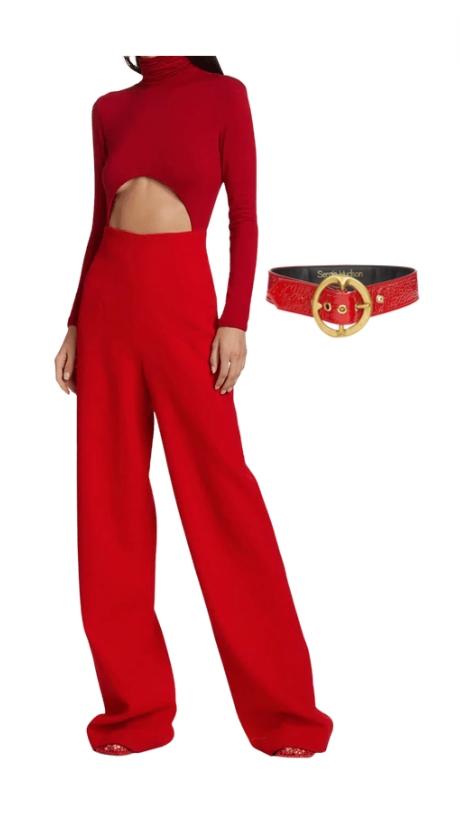 Marlo Hampton's Red Outfit
