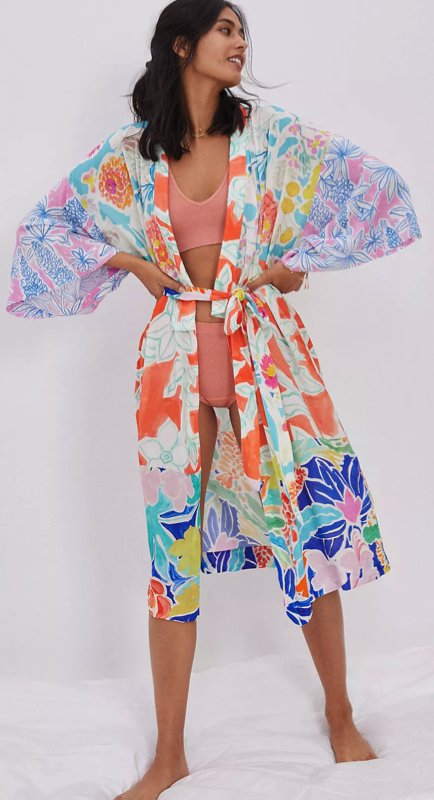 Naomie Olindo’s Mixed Floral Print Robe 1